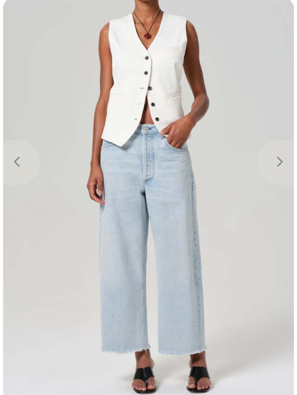 Citizens of Humanity Alya raw hem jeans, NWT